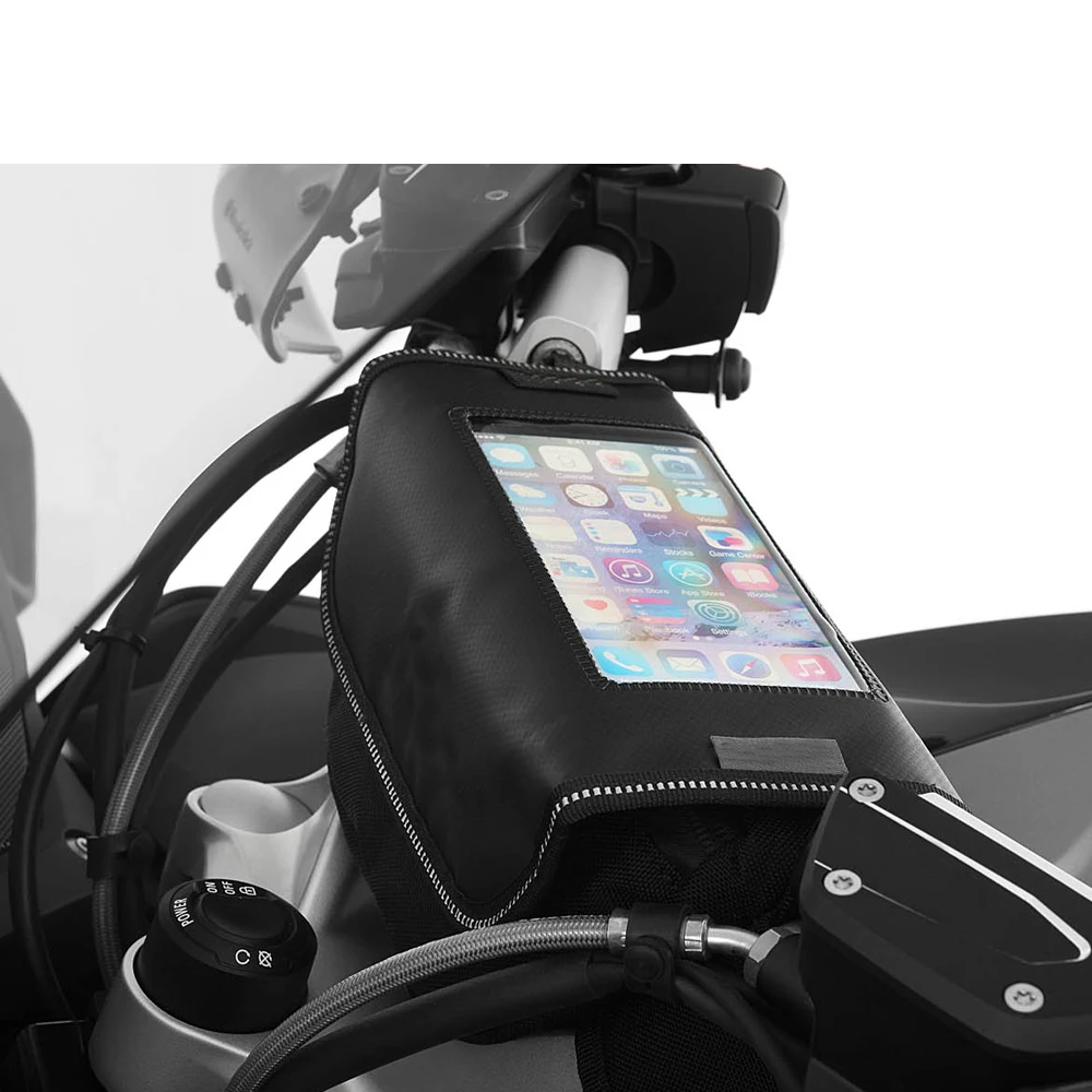 For BMW R1200RT R1250RT K1600GTL R1100R R1150RT R850RT R850R Motorcycle Handlebar Bag Phone Holder Storage Package Waterproof