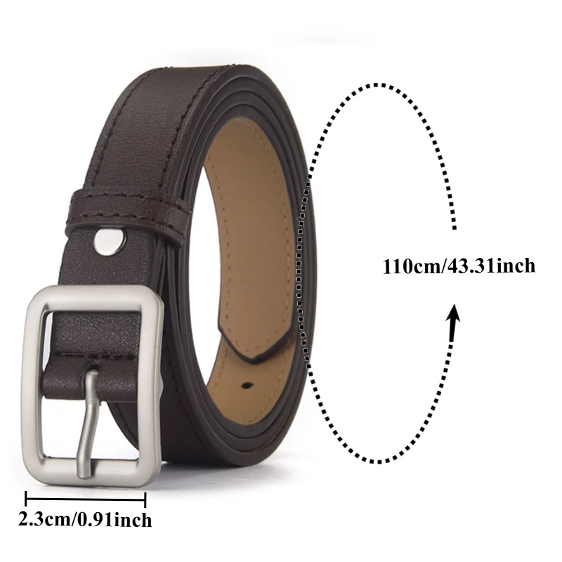Stylish Classic and Minimalist Women’s Instagram-Inspired Belt Versatile for Everyday Wear and a Retro Student-Style Belts