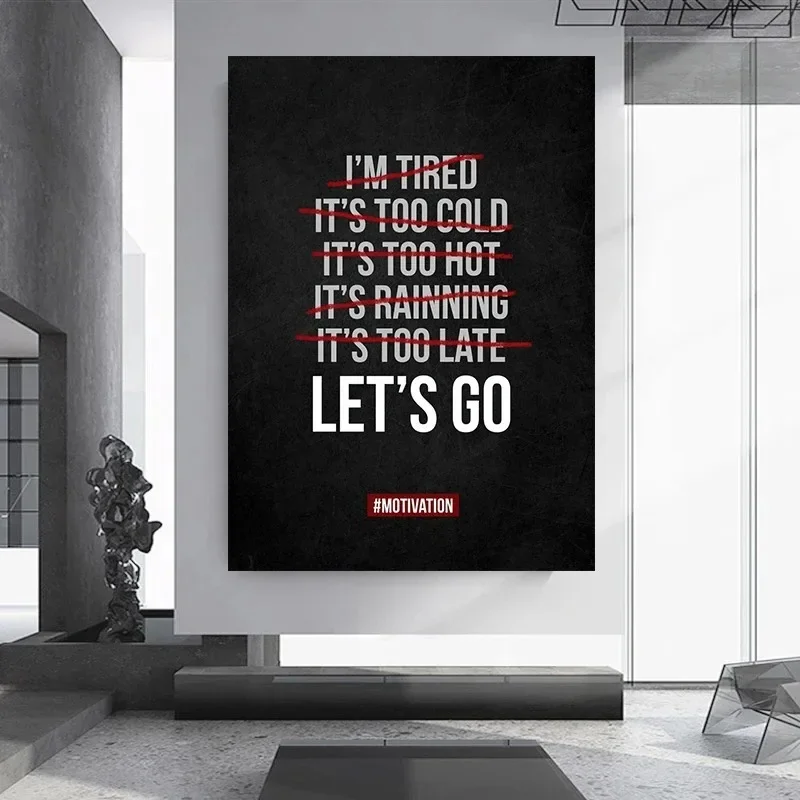 قماش اللوحة طباعة الفن تحفيزية يقتبس النجاح المشارك الأسد العقل هو كل شيء غرفة مكتب جدار المنزل صورة ديكور