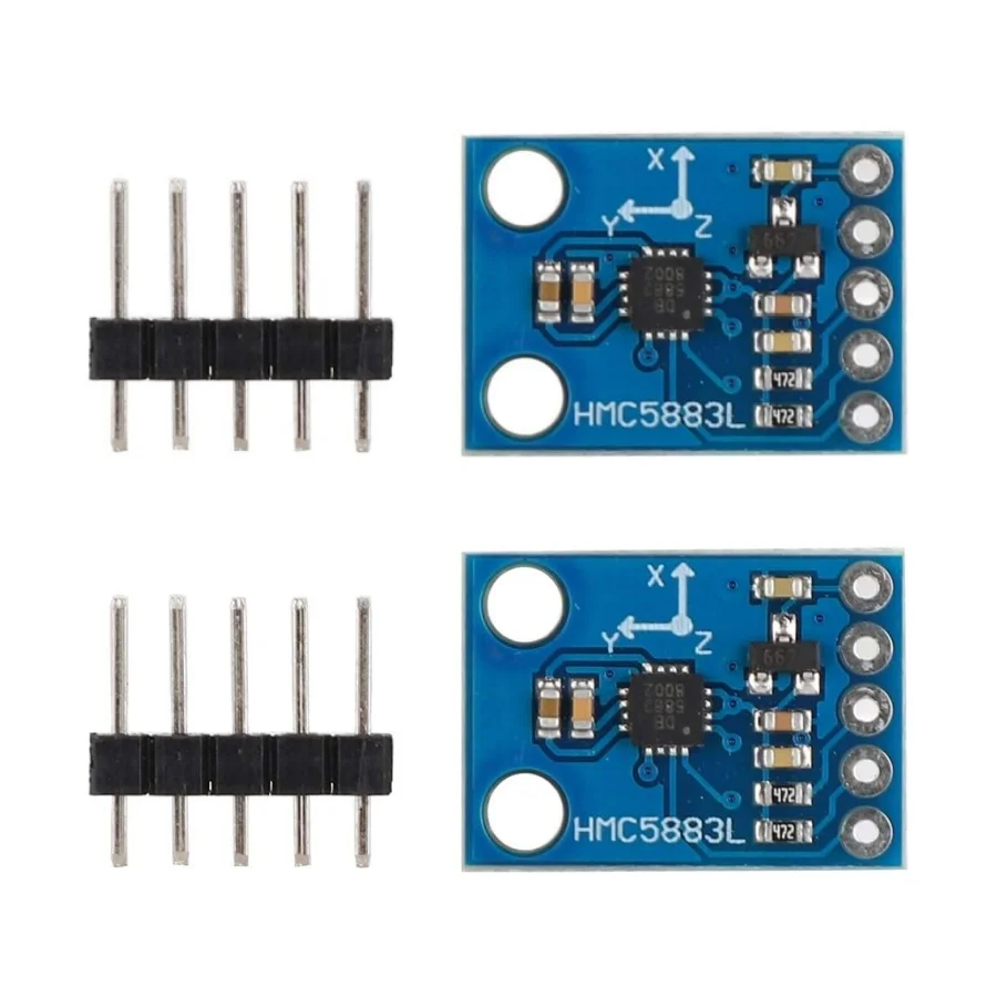 1/2PCS GY-273 3V-5V HMC5883L Triple Axis Compass Magnetometer Sensor Module Three Axis Magnetic Field Module