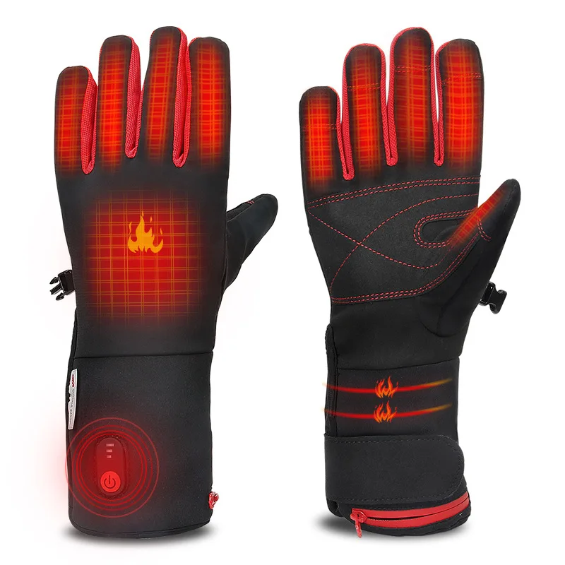 Electric Heating Gloves Heating Ski Gloves Winter Heating Outdoor Motorcycle Men and Women Warmers