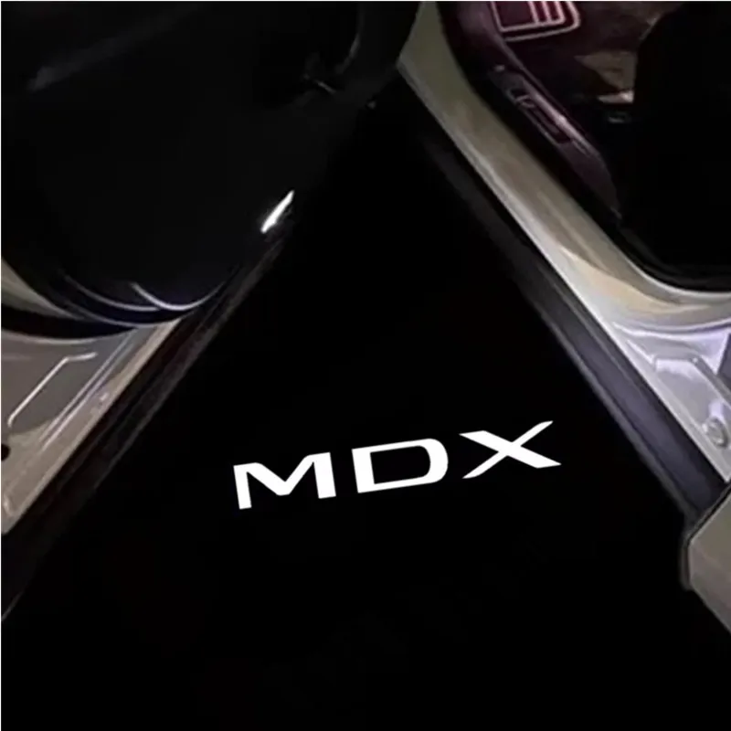Car LED Door Welcome Logo Lights for Acura MDX 2007-2018 2019 2010 2013 2016 Courtesy Projector Ghost Shadow Lamp Accessories