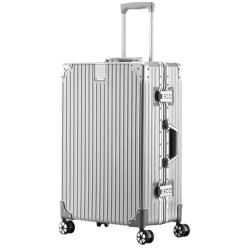 

Aluminum frame suitcase case 20Inch Trolley Case Haul Boarding Bag Luggage with Wheels Large Capacity Beauty Suitcase