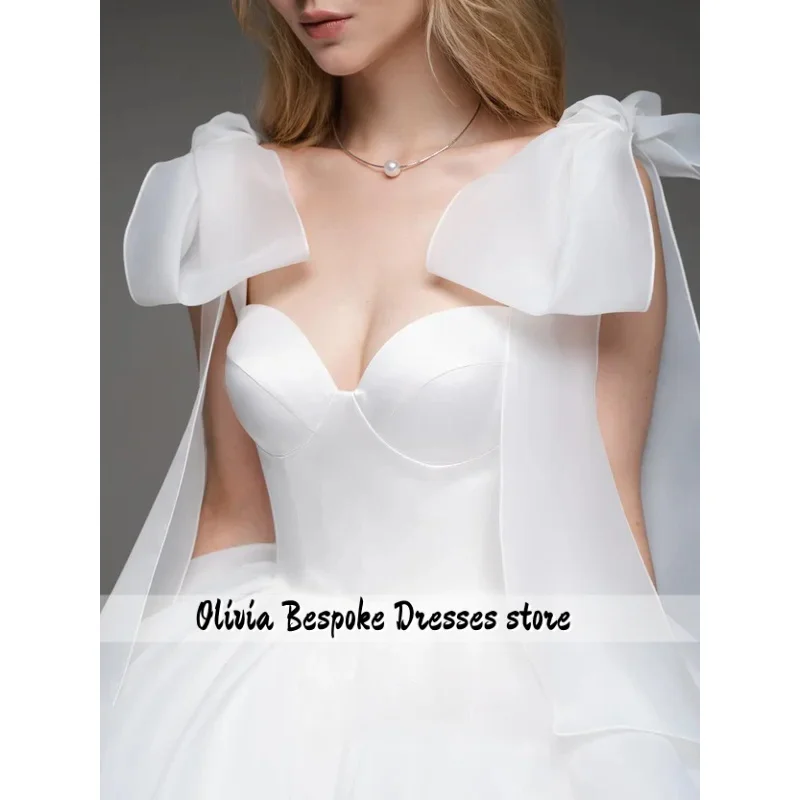 Customized Short Organza Wedding Dresses Sweetheart Spaghetti Straps A-Line Beach Mini Bridals Gowns свадебное платье