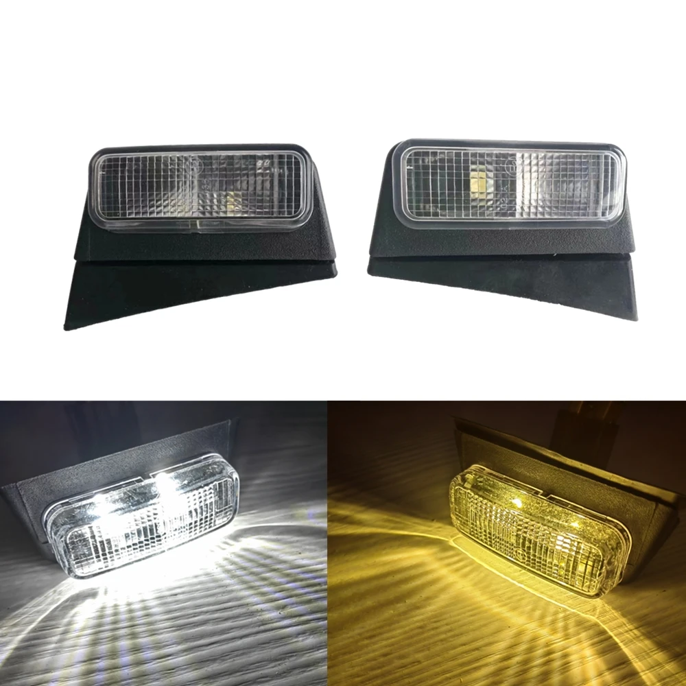 1pair white Amber 24V LED Lights For Volvo TRUCK FH FM TRUCK Cab Top Signal volvo Dome Lights OEM 82349221 82348508 82349220