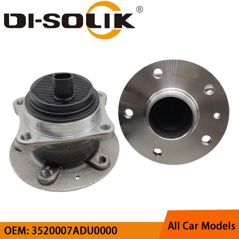 

DI-SOLIK Auto Car Parts 4WD Rear Wheel Hub Unit Bearing Assembly 3520007ADU0000 Rear Axle for Trumpchi 2017 Model GE3/GS3/GA4