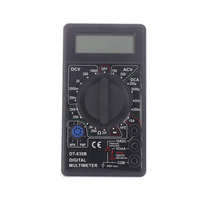 1PC LCD Auto Range Digital Voltmeter Multimeter Ohmmeter Volt Tester Measure Voltage AC/DC Voltage Current Capacitance Frequency