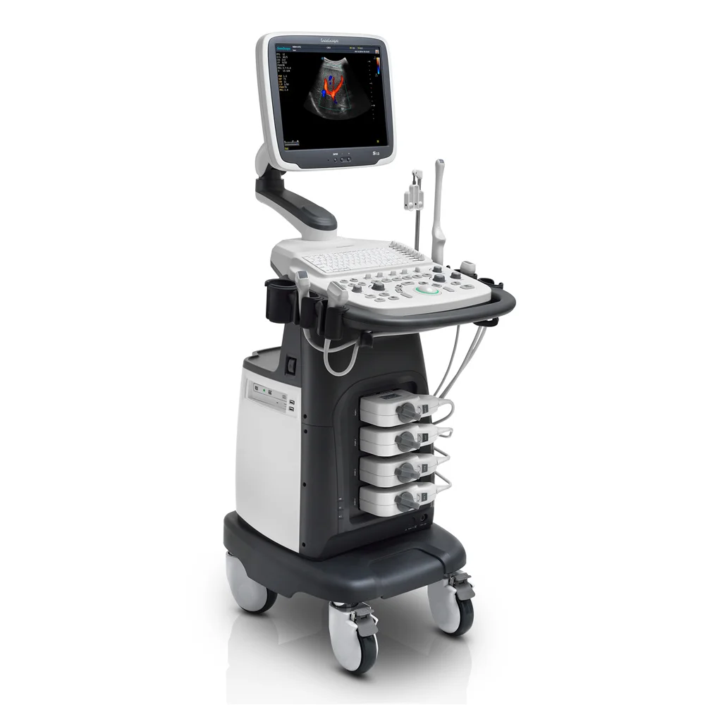 Hospital Full Digital 3D 4D Trolley Ultrasound Scanner Diagnostic System