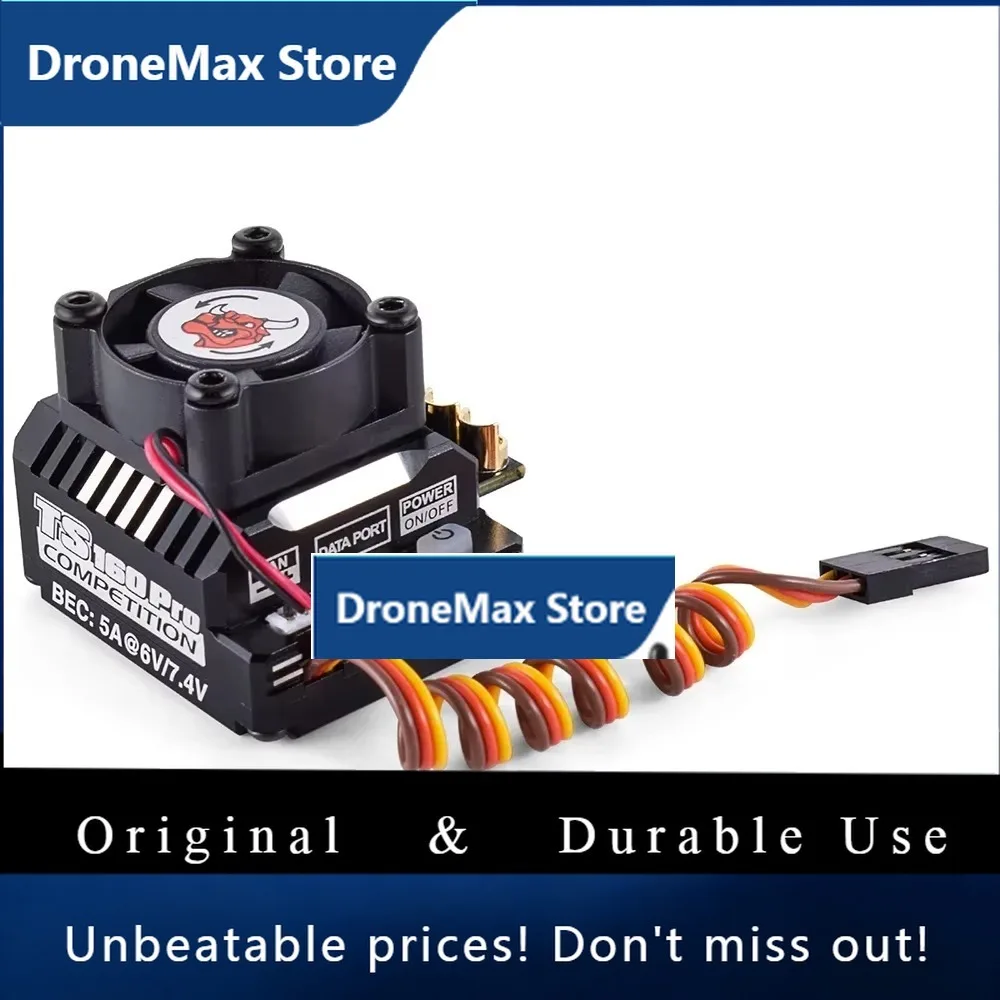 DroMaSKYRC TORSKYRC TS160 PRO V2 160A Brushless Sensored ESC W/6V/7.4V BEC For 1/10 RC Car Buggygies & Crawlers