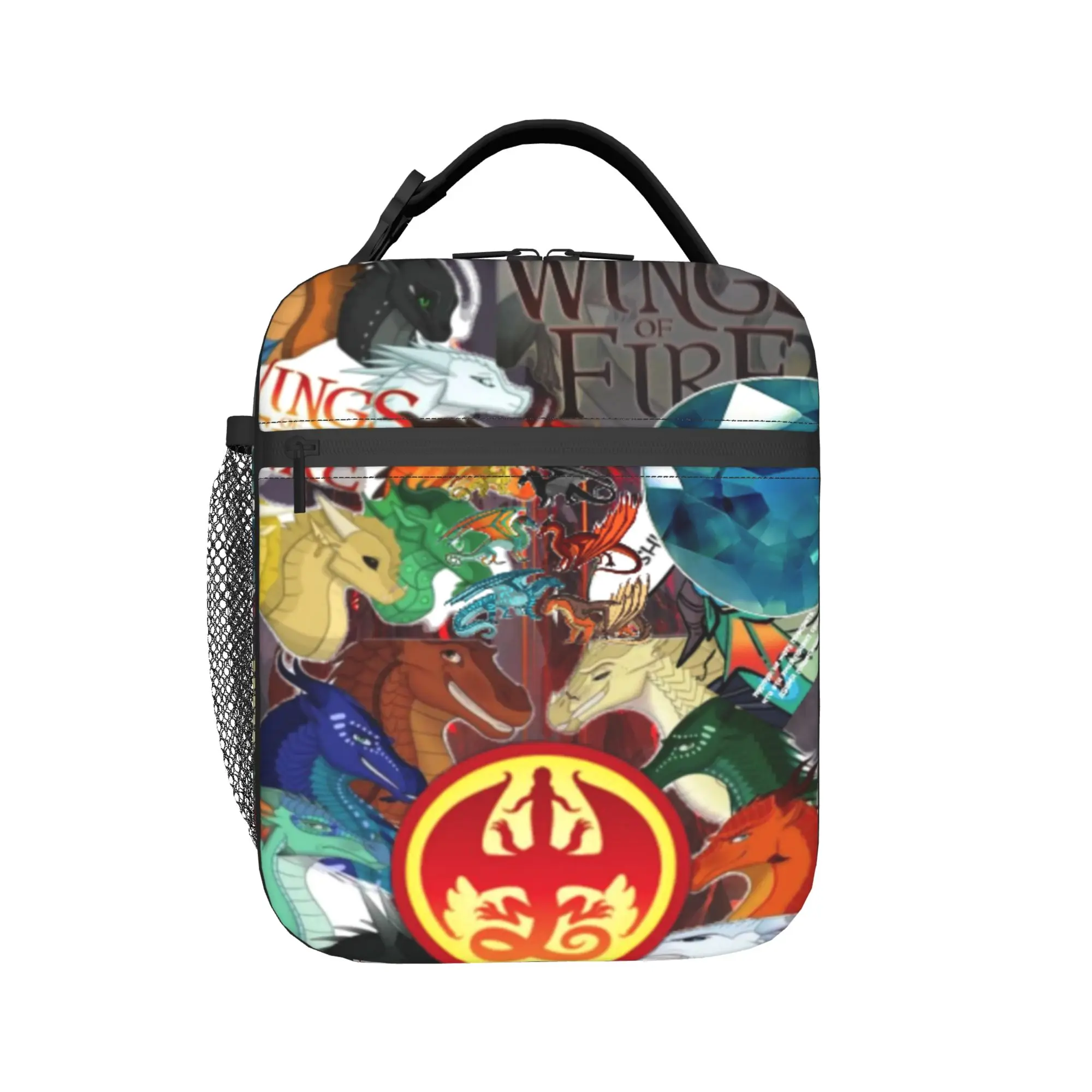 Wing Of Fire dragon Thermal Insulated Lunch Bag for Picnic  Portable Food Bag Container Men Women Cooler Thermal Lunch Boxes
