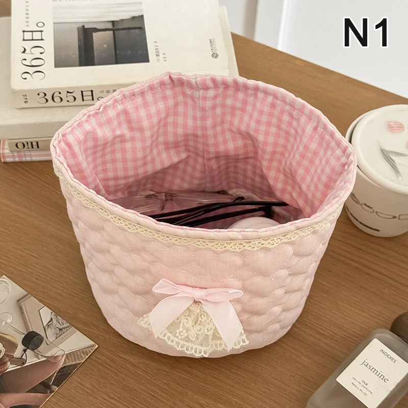 Desktop Organizer Storage Basket Home Decoration Baby Diaper Toys Organizing Bag Multi-Purpose Storage Basket Cute Square Frame