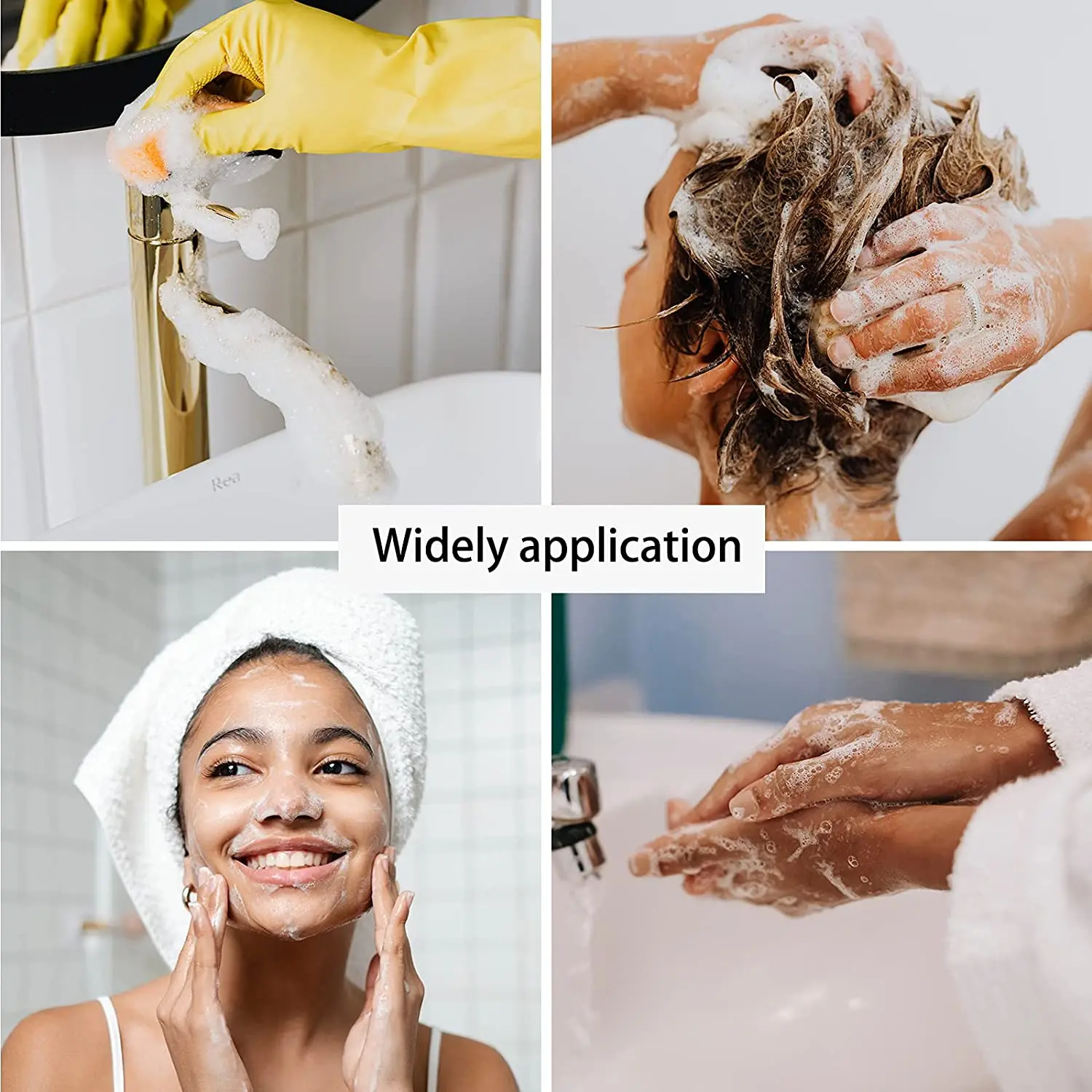 10 قطعة 2 أوقية 60 مللي مضخة بلاستيكية من الذهب الوردي موزع رغوة زجاجات لإعادة الملء للسفر صابون اليد رغوة الشامبو تنظيف قشتالة #6