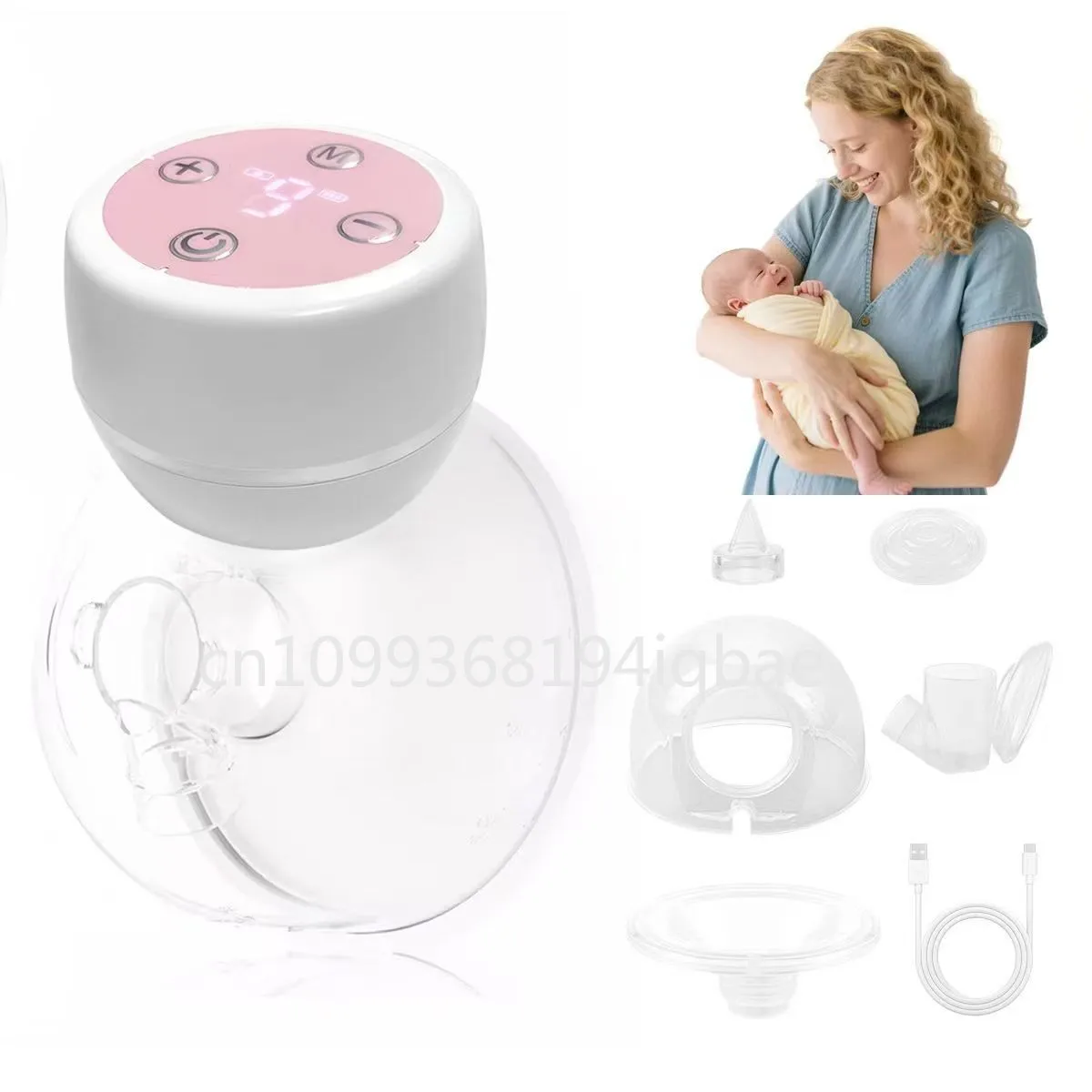 Portable breast pump Wearable hands-free Automatic electric milk collector