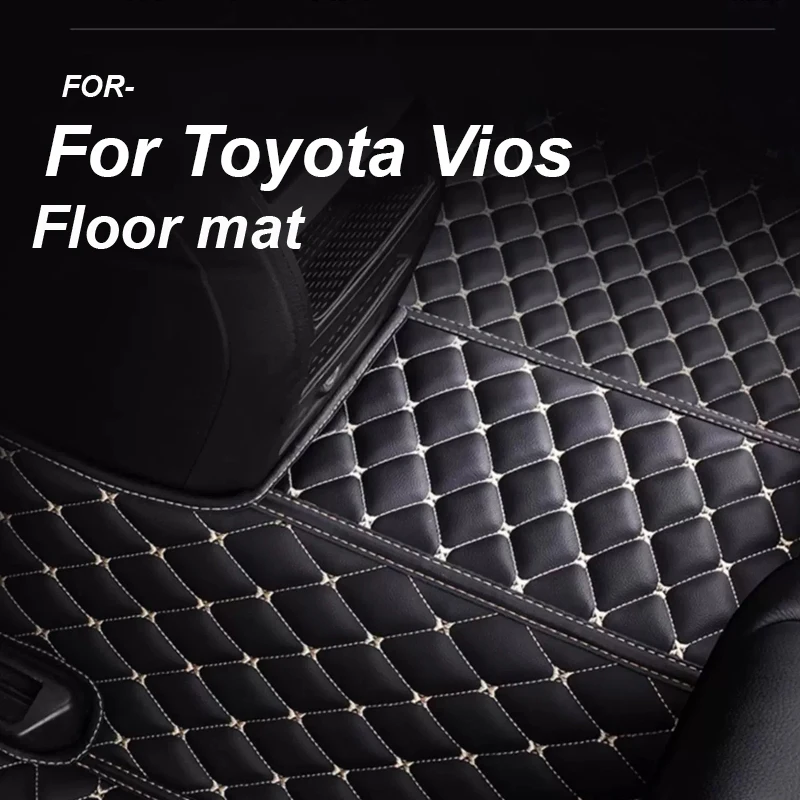 

Автомобильные коврики LUXURY для Toyota Vios Belta Yaris Sedan Limo XP90 2008 ~ 2012, кожаные коврики, водонепроницаемые напольные коврики, автомобильные аксессуары