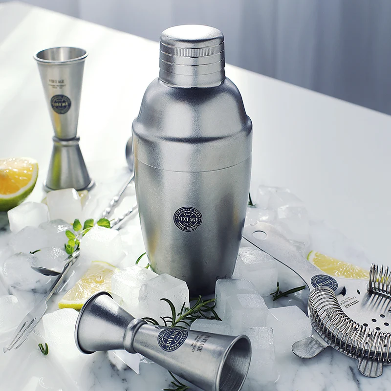 Ao Cotail Aker Stainl Steel Qingfang Manufacturing Ake Alcohol Tools Cotail Measurement Cup Set Restaurant Qu...-image