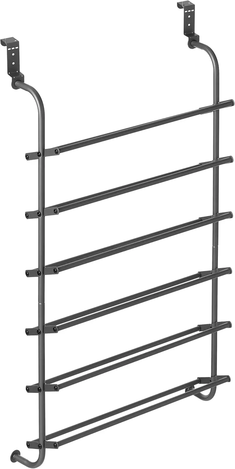 

18 Pair Over The Door Shoe Organizer, 6 Tier Heavy Duty Metal Shoe Organizer for Closet, Hanging Shoe Rack for Closet Or