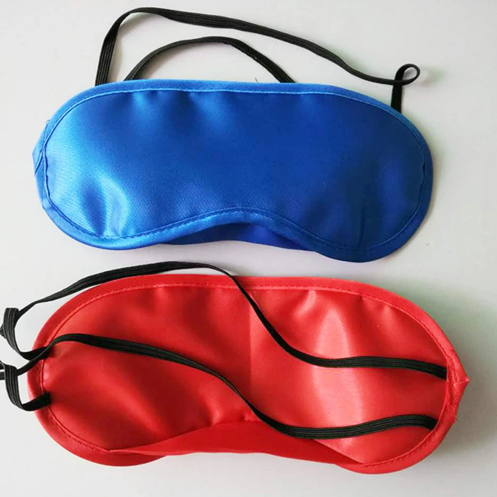 

30pcs Multicolor Eye Mask Cover Lightweight Eyeshade Blindfold Sleep Mask Elastic Straps for Women Men (Mixed Color)