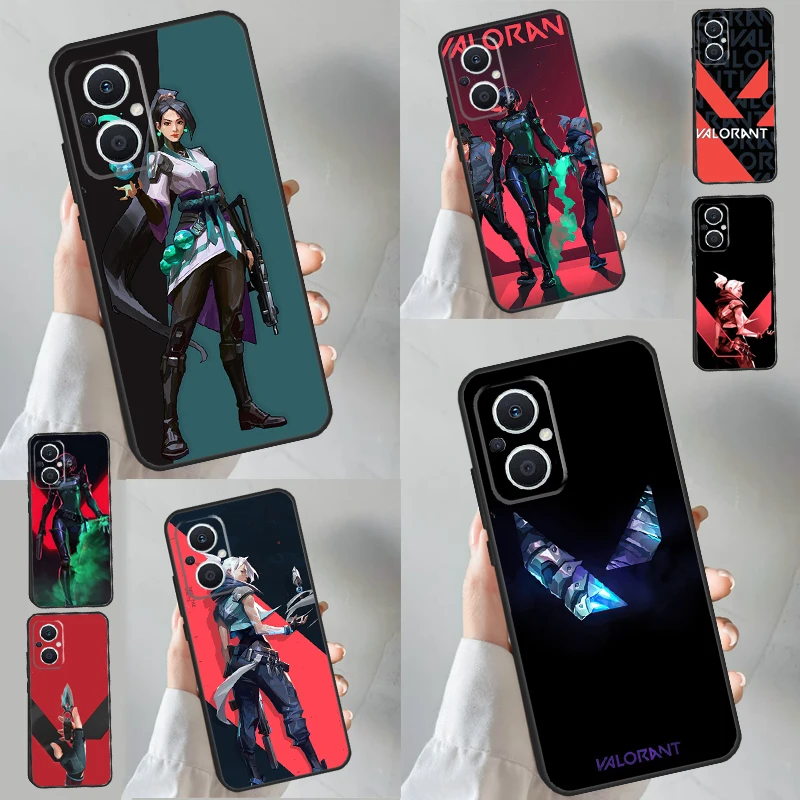 Valorant Game For OPPO Reno 11F 10 11 Pro 4Z 5Z 8T 4 5 6 7 8 Lite OPPO Find X3 X6 Pro X2 Neo X5 Lite Case