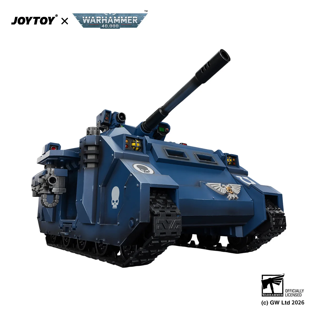 JOYTOY 1/18 Warhammer 40K Action Figures Ultramarines Predator Destructor with Turret-Mounted Autocannon - view 3