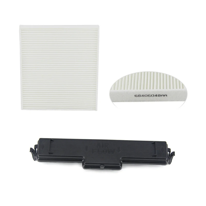 Cabin Air Filter Kit Air Conditioning Filter with Access Door Set Replacement for Dodge Ram 1500 Cabin Air Filter Kit