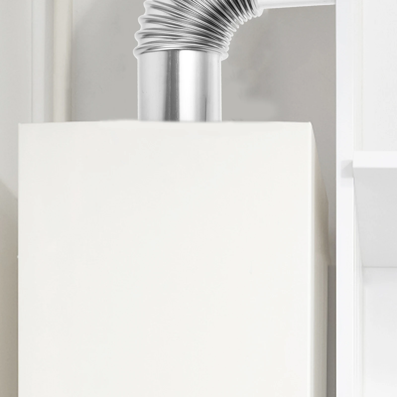 

1Set Stainless Steel Vent Straight Tube Elbow Connector Efficient Elbow Adapter for Chimney Flue Vent