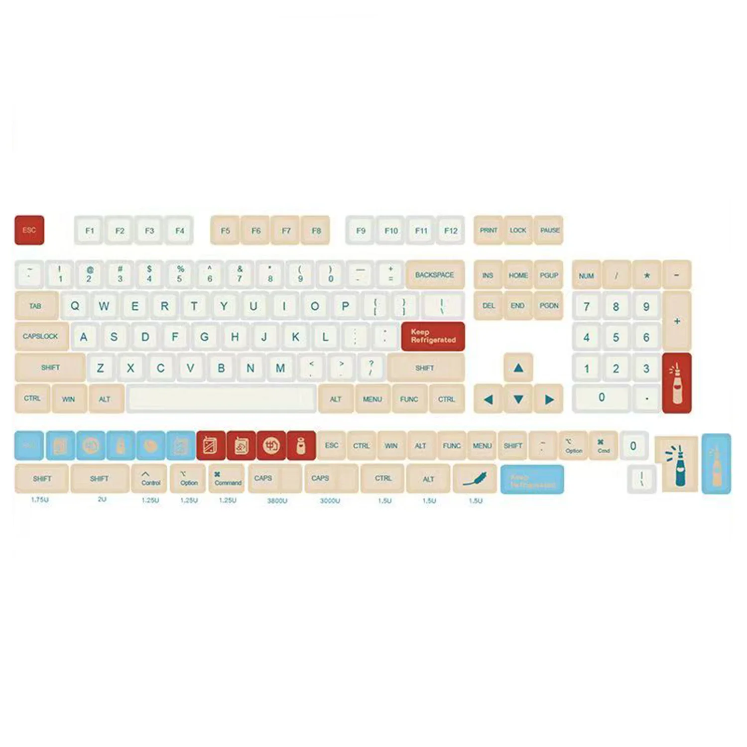 Capuchons de touches thème lait de soja jaune, 139 touches, PBT, par Sublimation, XDA, pour commutateur Cherry MX, clavier mécanique personnalisé ISO GMK