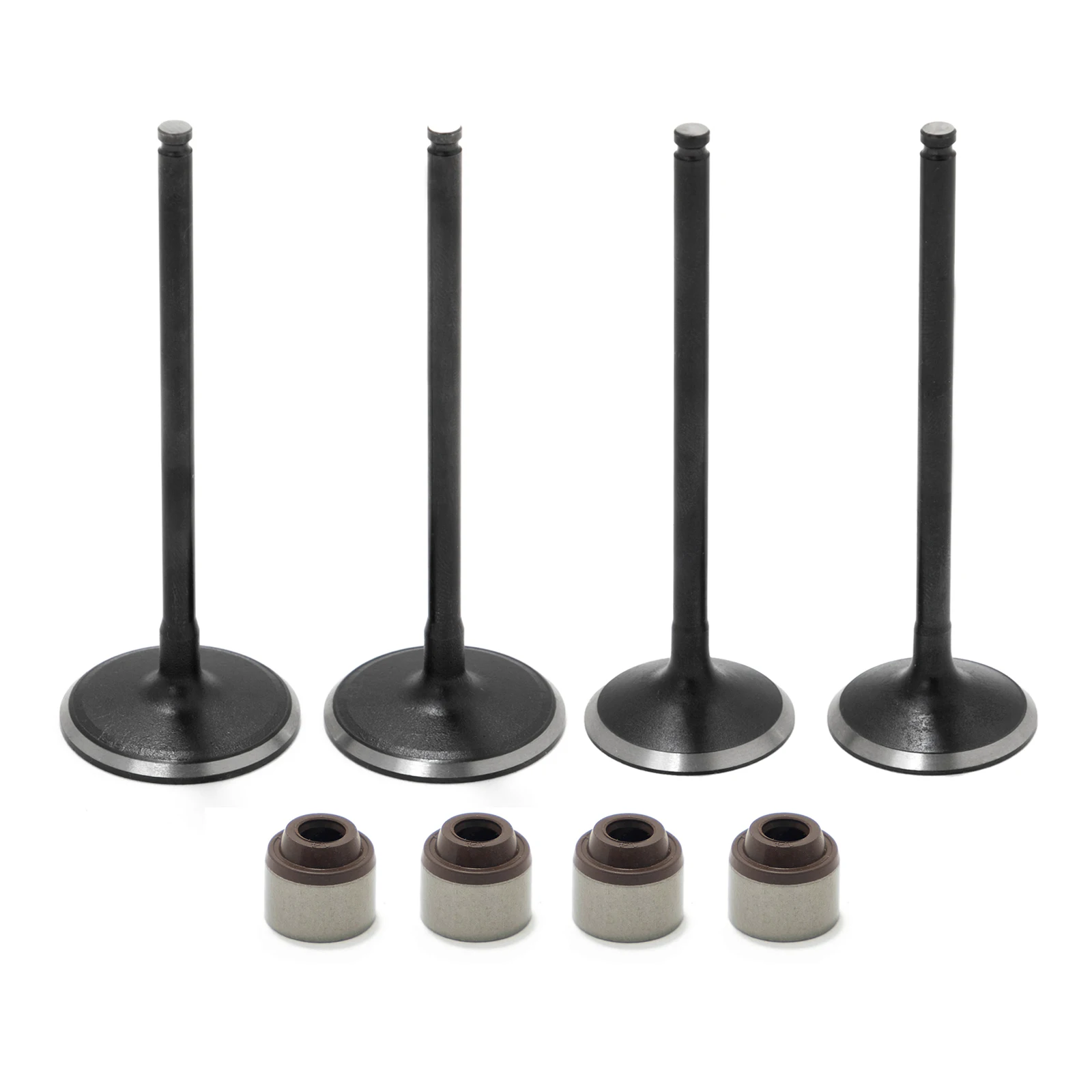 BIKINGBOY 2 Intake + 2 Exhaust Valve Stem Seal KX450F 06-18 07 08 09 10 11 12 13 14 15 KX250F 04-19 KX 250 450 KX250 KX450 19-22