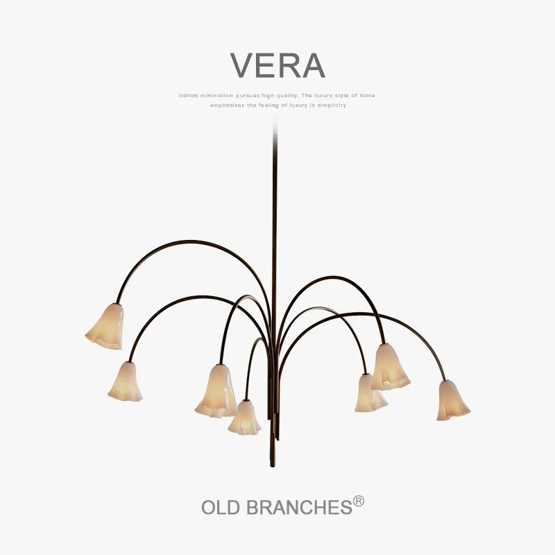 Nordic Style Dining Room Chandelier Middle-Sized Pendant Lustre Lamps for Indoor Lighting Home Decor Ceiling Light Fixture