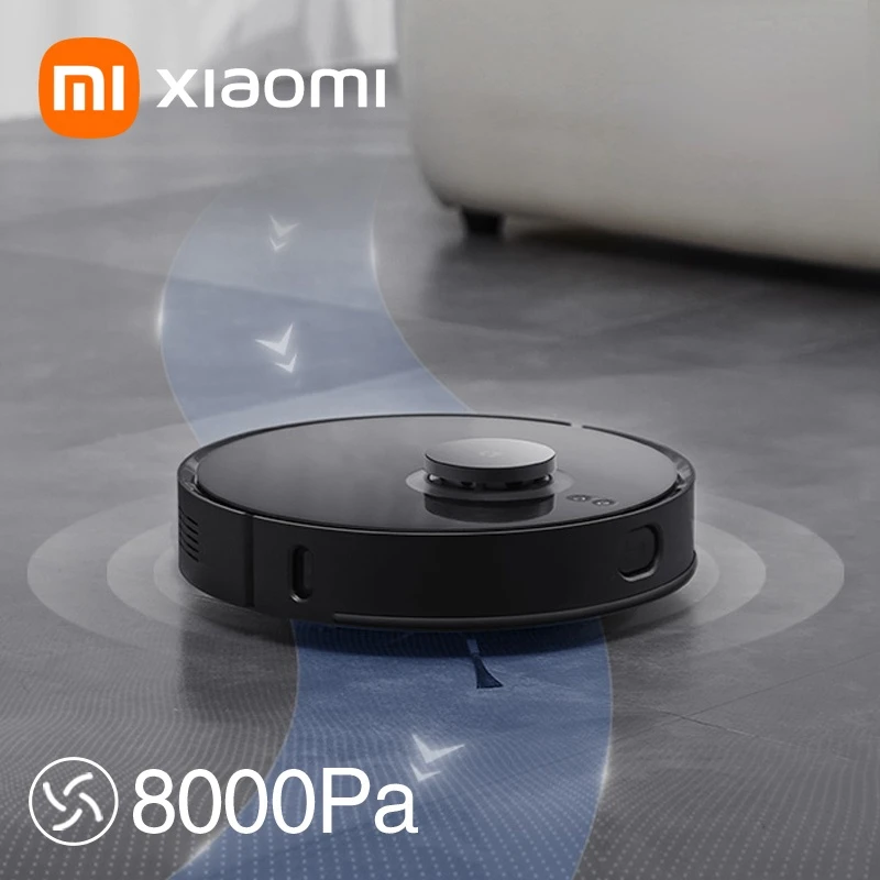 New XIAOMI MIJIA Anti-Winding Sweeping And Dragging Robot LDS Laser Navigation 8000Pa Suction Vacuum Cleaner 5200mAh Battery