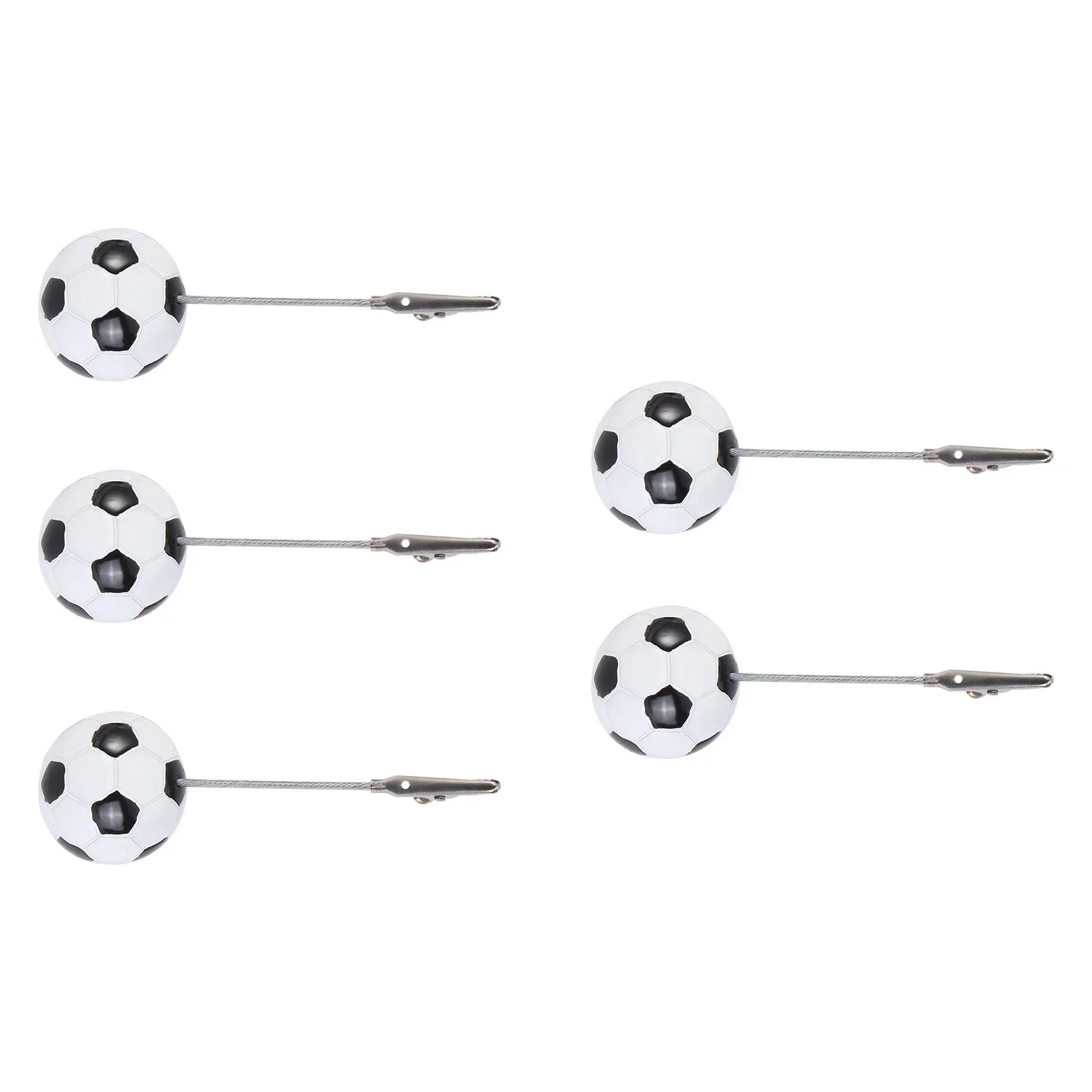 5 قطعة مقاطع صور كرة القدم مجموعة من 5 DIY بها بنفسك صور كليب ديكور لجو مبهج في المنزل الأحداث الحفلات ورقة كليب #6