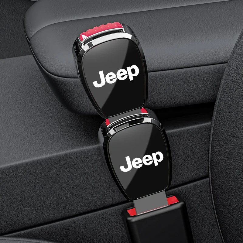 Extensor de Cinto de Segurança Automotivo: Acessório de Trava de Cinto de Segurança para Jeep Grand Cherokee, Willys, Liberty, Rubicon, XJ, Trail Hawk