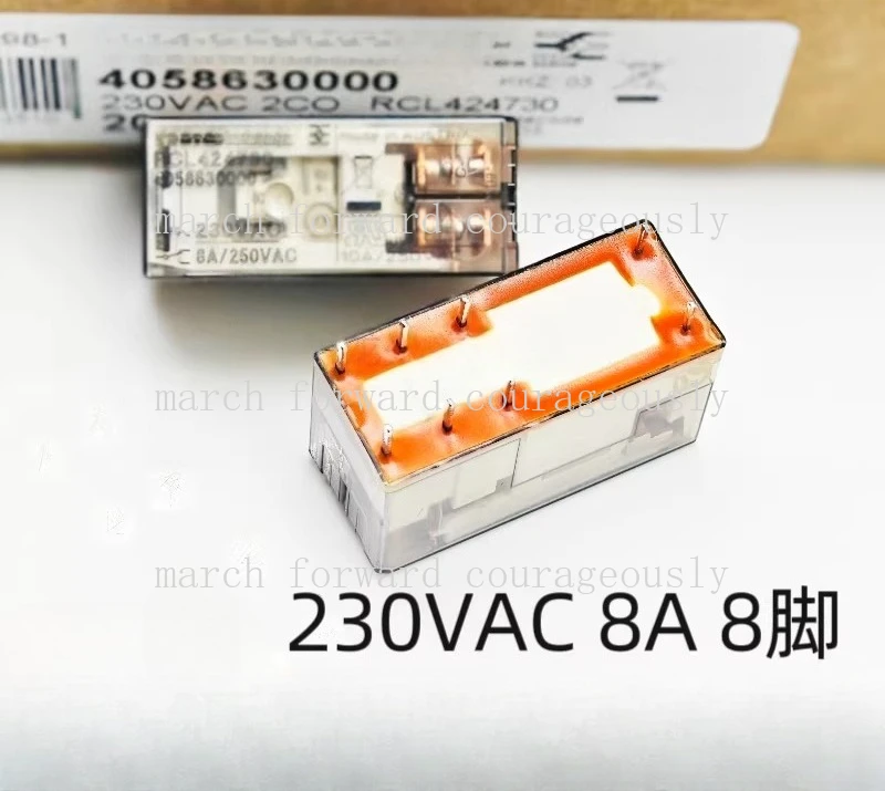 

Новое оригинальное реле Weidmuller RCL424730 230VAC 8-контактное 4058630000
