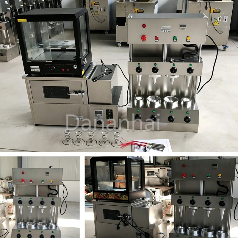 

Fully Automatic Frozen Pizza Oven Rapid Production Egg Cone Forming Machine Commercial Kitchen Equipment