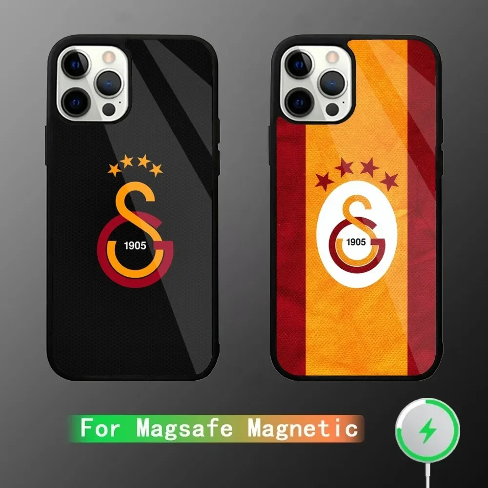 Sports club G-Galatasaray S-S-K-K Phone Case For iPhone 16,15,14,Plus,Pro,Max Magsafe Magnetic Wireless Charging