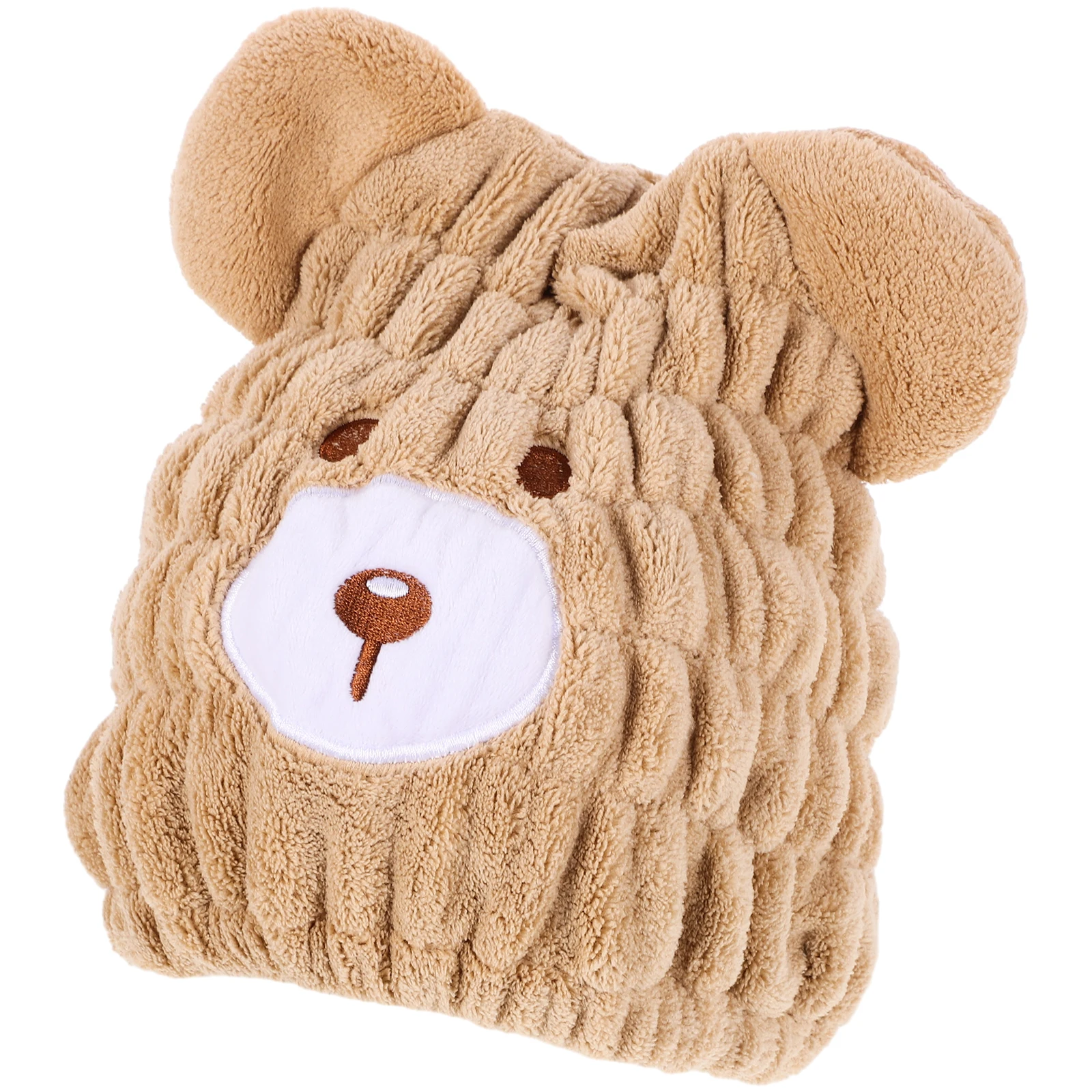 

Children Dry Hair Hat Coral Fleece Quick Drying Absorbent Towel Wrap for Kids Design Soft Comfortable Practical