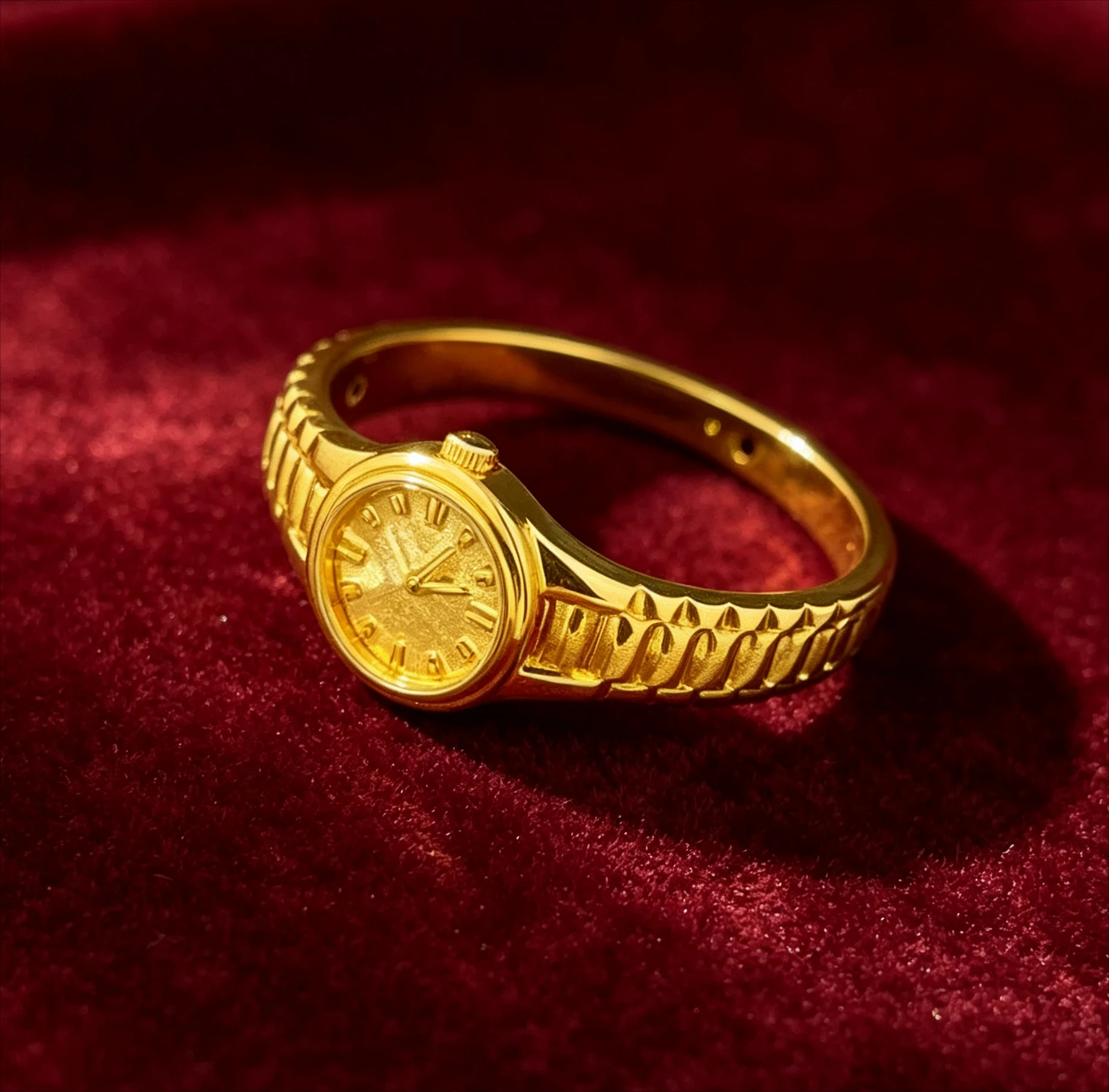Bague en or 9999 pour femme, p - Luxury Watch Service avis et prix