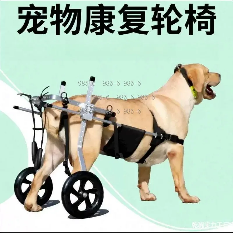 Dog scooter Pet paralysis disability assistance Hindleg support Hindlimb rehabilitation training Medium and large dog wheelchair
