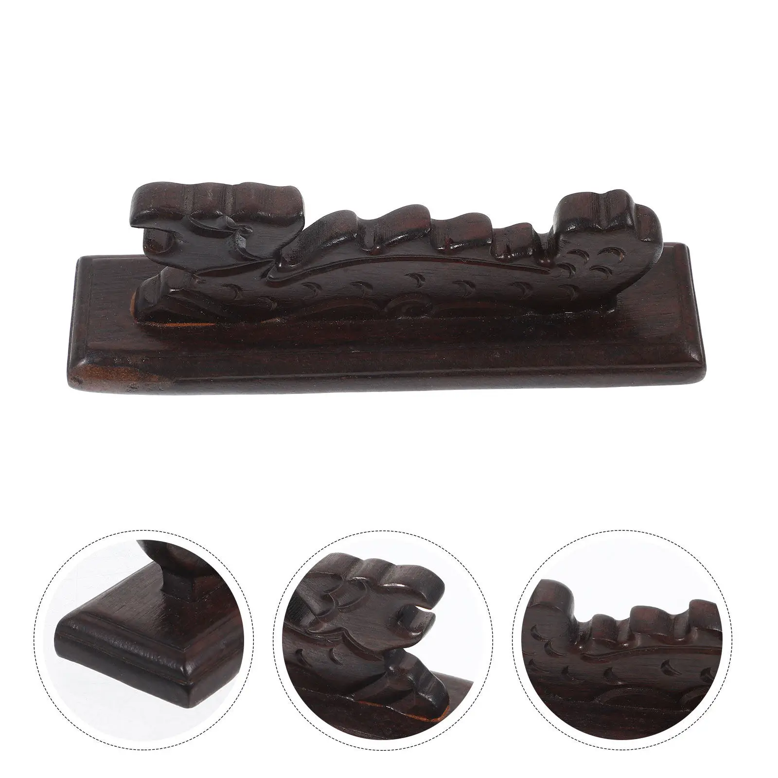 

Wooden Chinese Calligraphy Pen Holder Exquisite Craftsmanship Durable Multi-Functional Storage for Ink Pens Brush Pens Writing