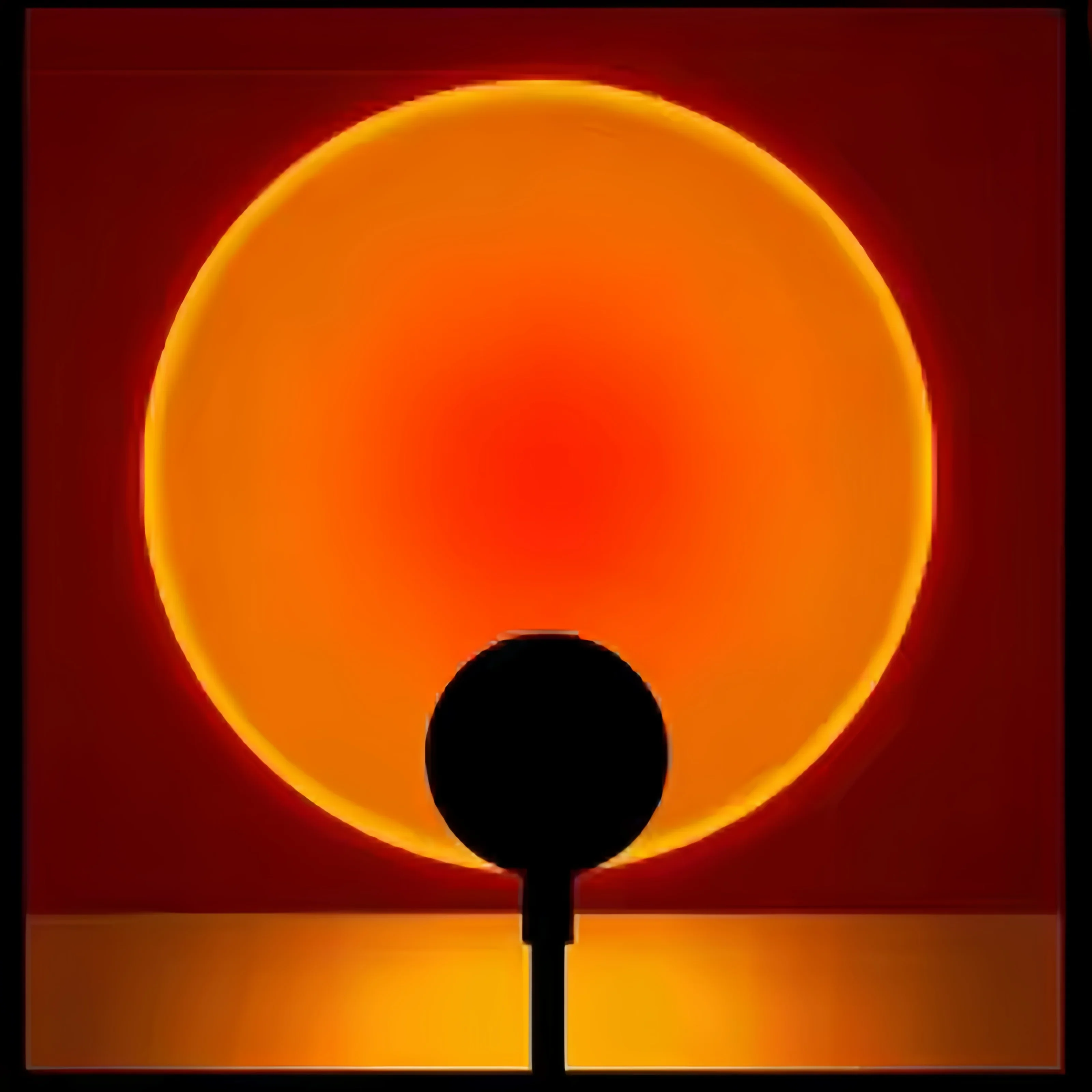 LED Sunset Projection Lamp USB Mood Light for Bedroom Living Room Photography Wall Decor Birthday Party