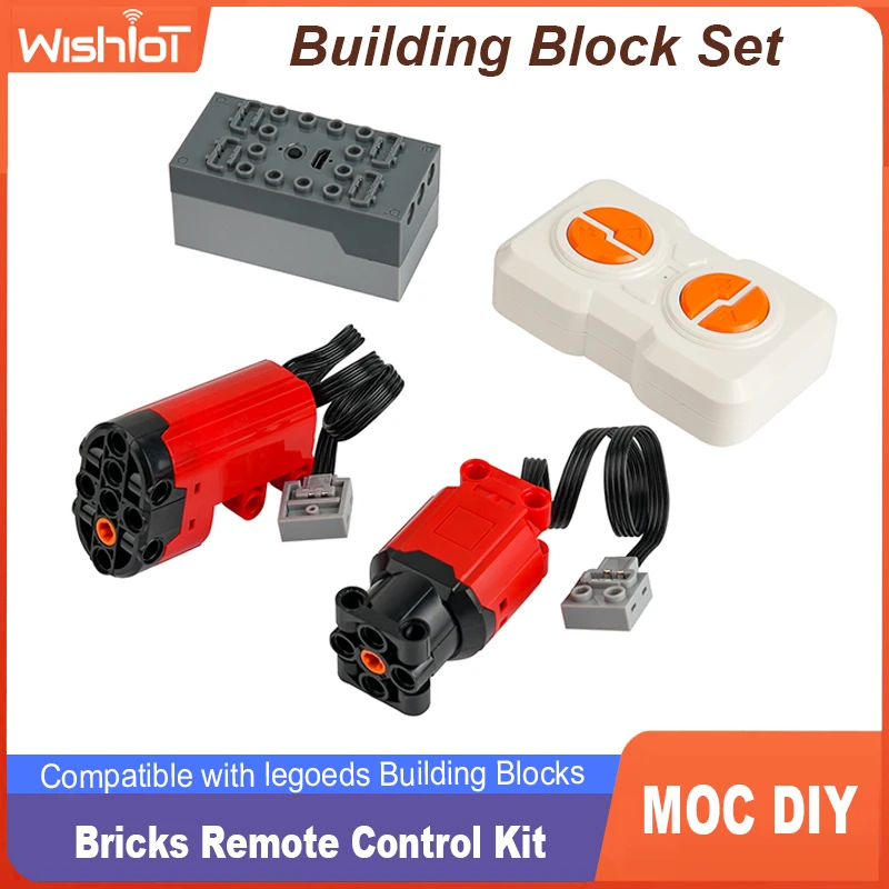 Bloque tecnológico de coche deportivo 1:14, función de potencia roja, juego de servomotor L/con mando a distancia, ladrillos Moc, piezas DIY, modelo de juguete