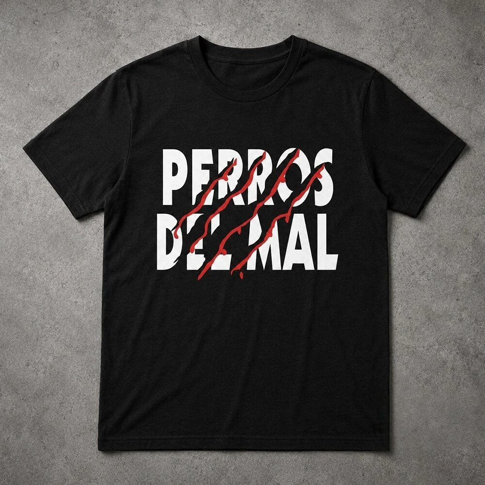 Camiseta de verano 2026 con estampado de Pentagón Jr. Los Perros Del Mal, camiseta informal de algodón para hombre y mujer, camiseta Y2k de moda popular, nueva
