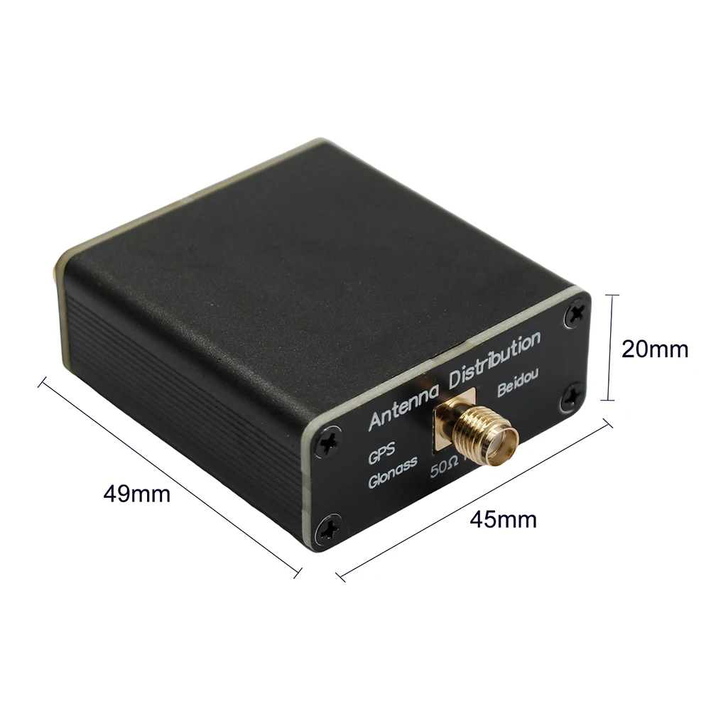 Beidou Signal GPS Antenna Splitter For GPS Signal Distribution Insertion Loss 6.6 DB Return Loss -25 DB For GPS