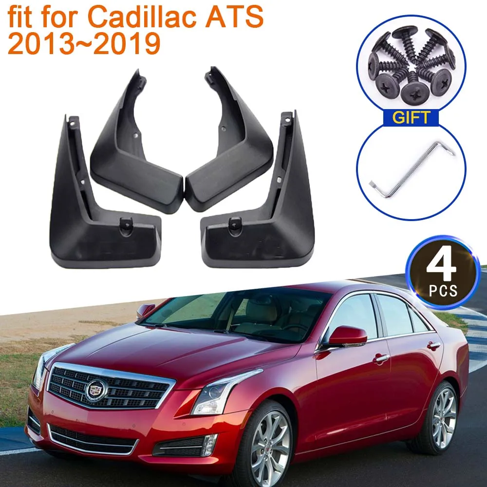 

Mudguards For Cadillac ATS 2013~2019 Accessories 2014 2015 2016 2017 2018 Mud Flaps Front Rear Wheel 4x Fender Splash Car Stying