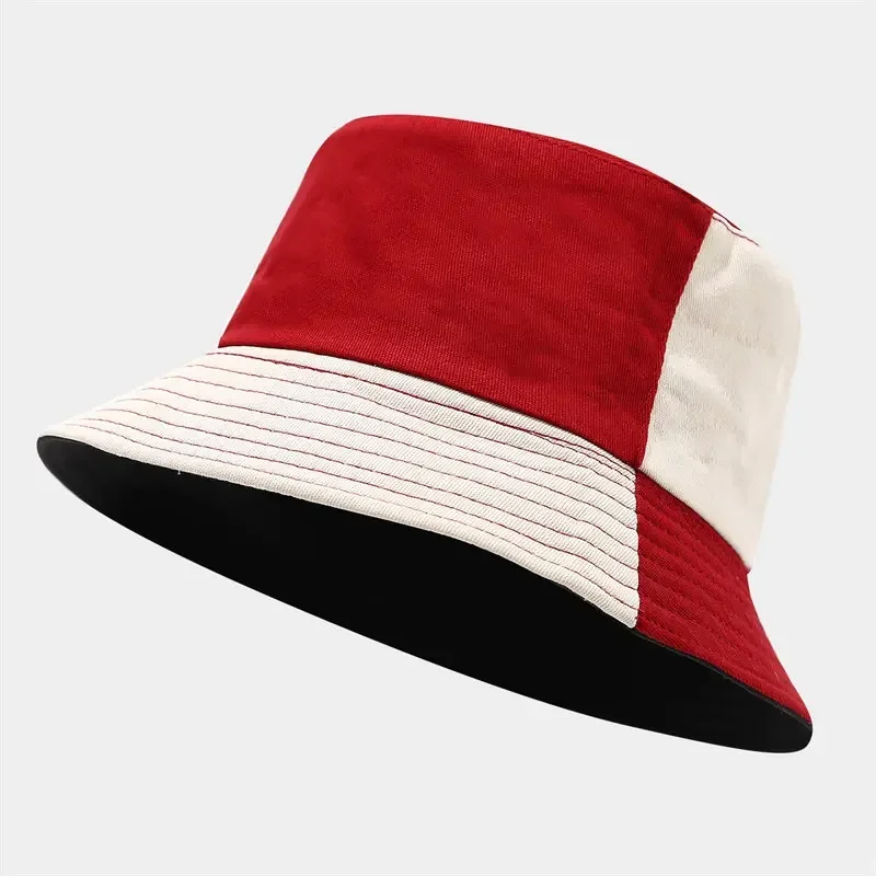 Spring Autumn Cotton Print Bucket Hat Fisherman Hat Outdoor Travel Sun Cap for Men and Women 193