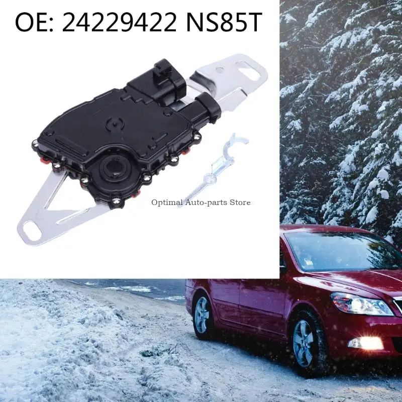 1S5070 Automotive Gear-Position Unit with Turning Linkage, Two Locking Pin-Array Ports, and Slotted Mount for Transmission