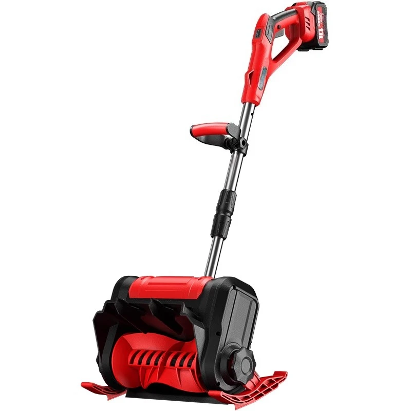 

Electric Snow Sweeper Rechargeable Electric Hand-Push Snow Thrower for School Roads and Home Use Snow Clearer for Roads