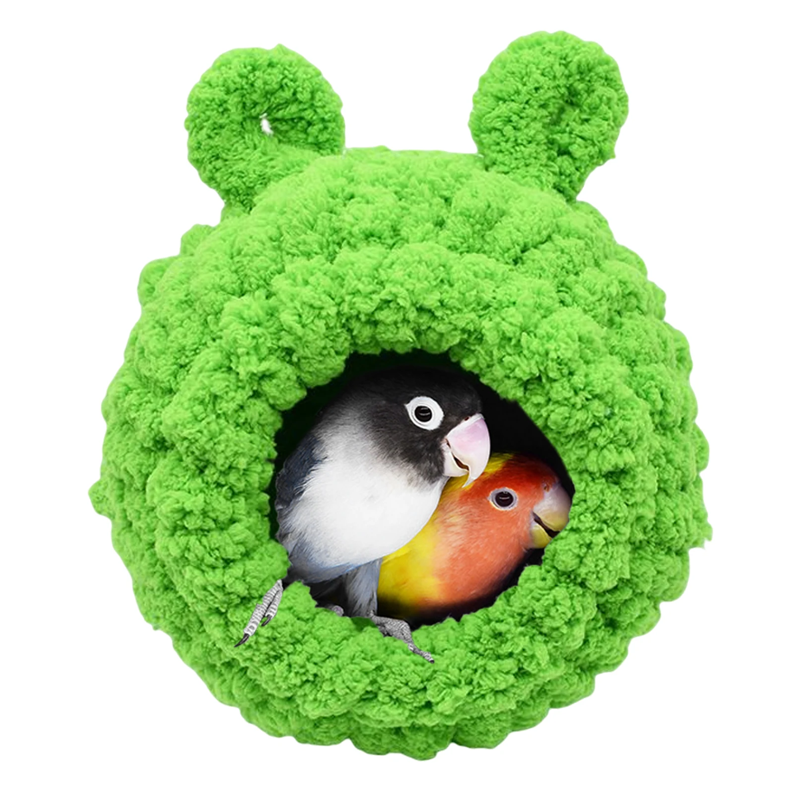 Winter Warm Bird Nest Hammock Parrot Cage Cave Supplies Bed for Canary Small Animal