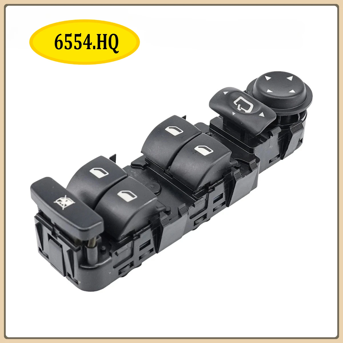 

6554.HQ для Peugeot 807 Citroen C5 C8 2001-2007, высококачественный водитель, левый главный переключатель стеклоподъемника, кнопка управления