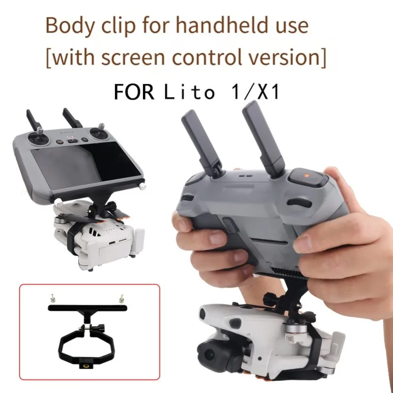 Y23A-Handheld Holder For DJI Lito1 X1 Camera Body Clip Handheld Stand