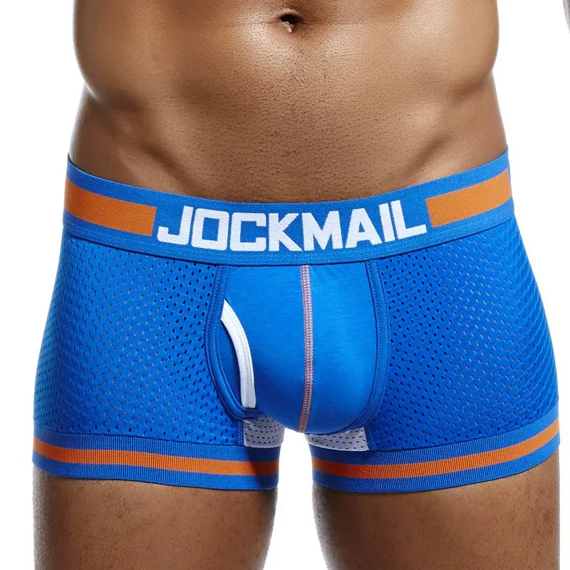 Men Underwear Boxer Boyshort Shapewear Mesh Men\'s Tuck Shorts Gym Wear Penis Pouch Cuecas Mascilinas Sexy Panties Underpants